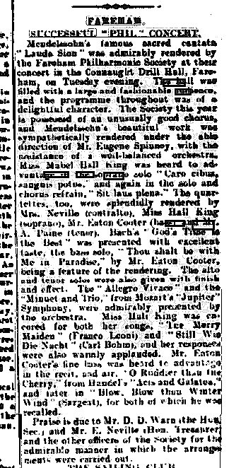 Wednesday 08 December 1909